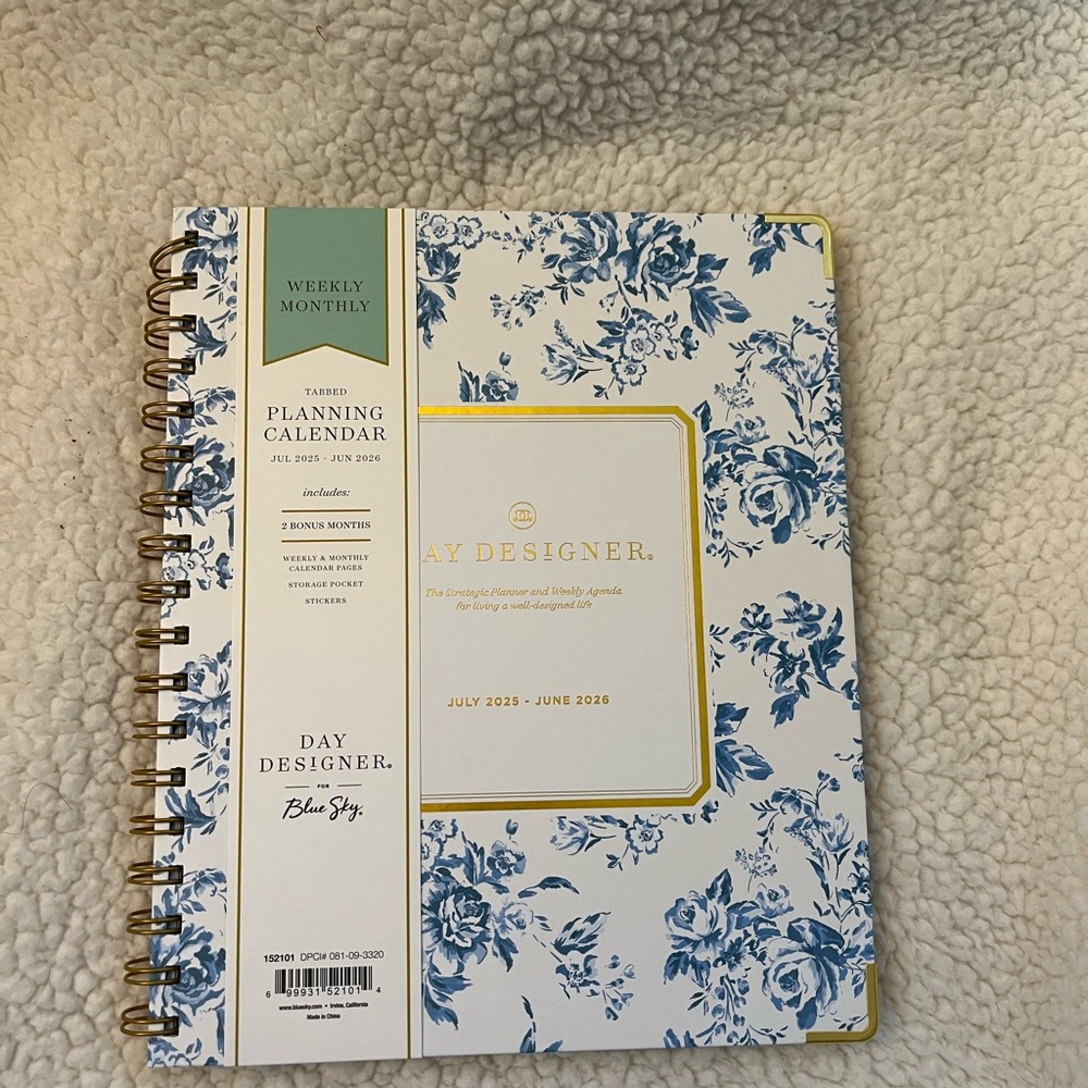 Day Designer for Blue Sky Tabbed Planning Calendar